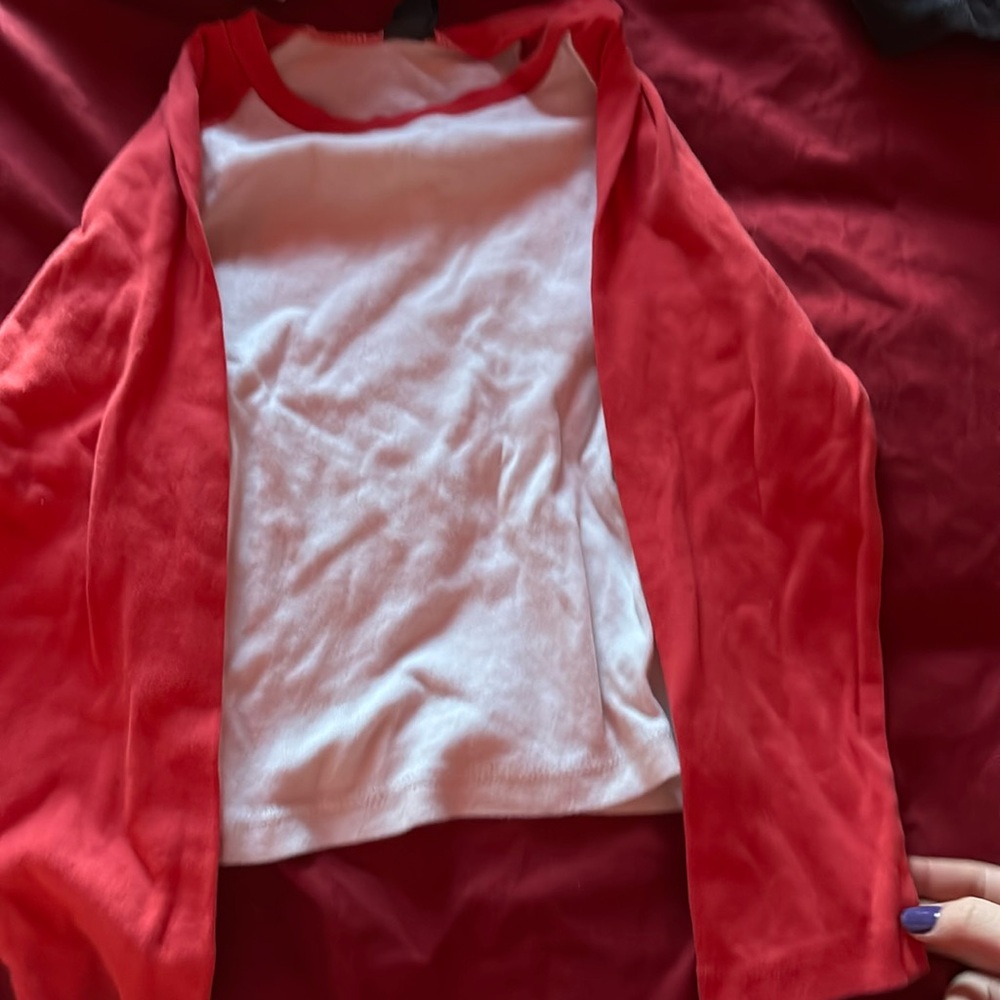 long sleeve crop top